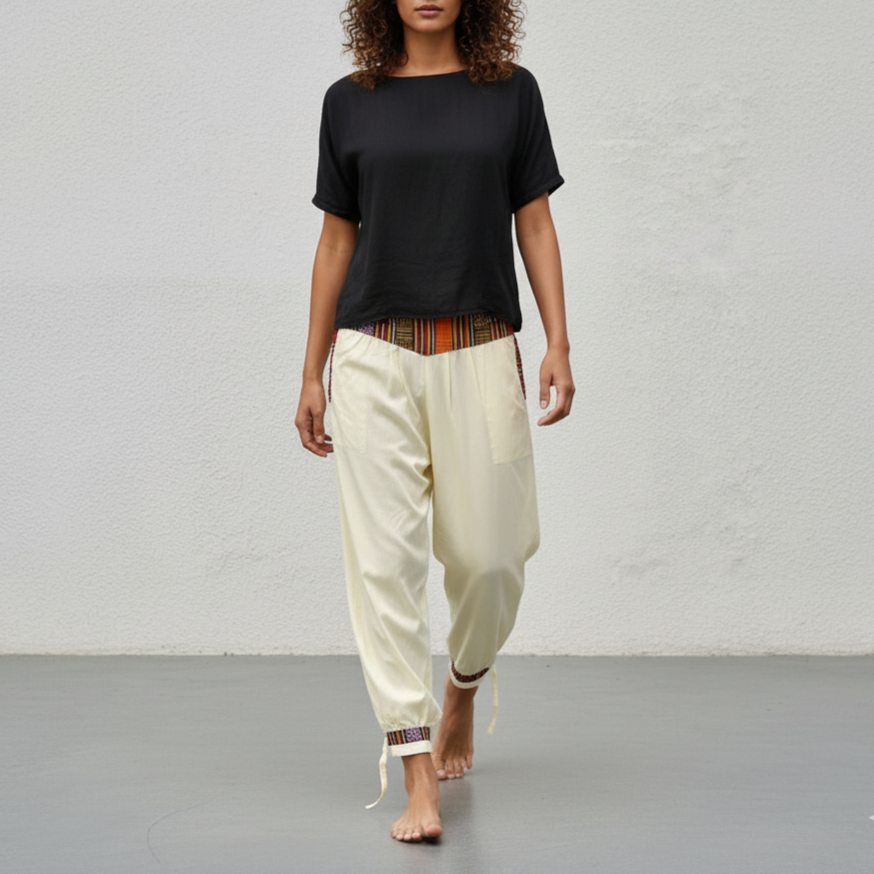 Nepali Pants - Cream