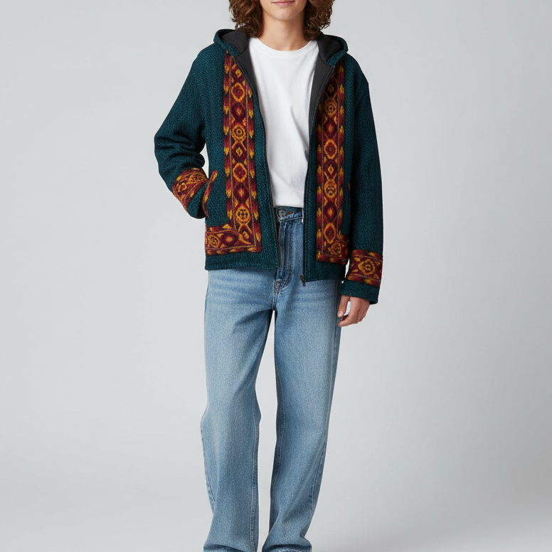 Himachali Jacket - Blue