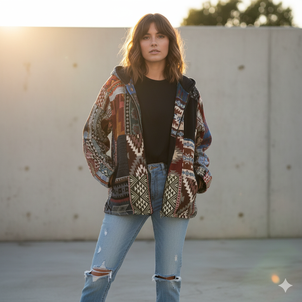 Himachali Jacket - Assorted Patchwork