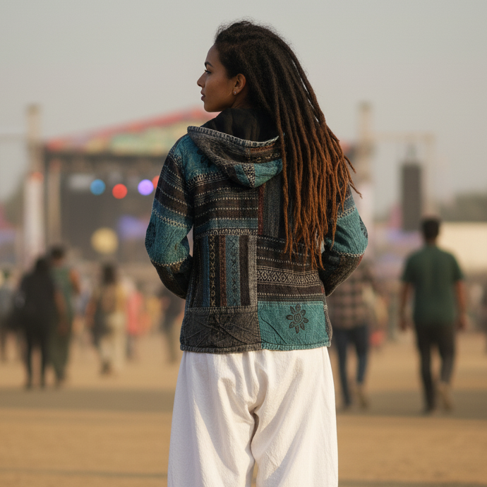 Himalayan Threads Jacket - Blues