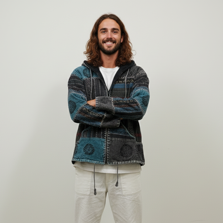 Himalayan Threads Jacket - Blues