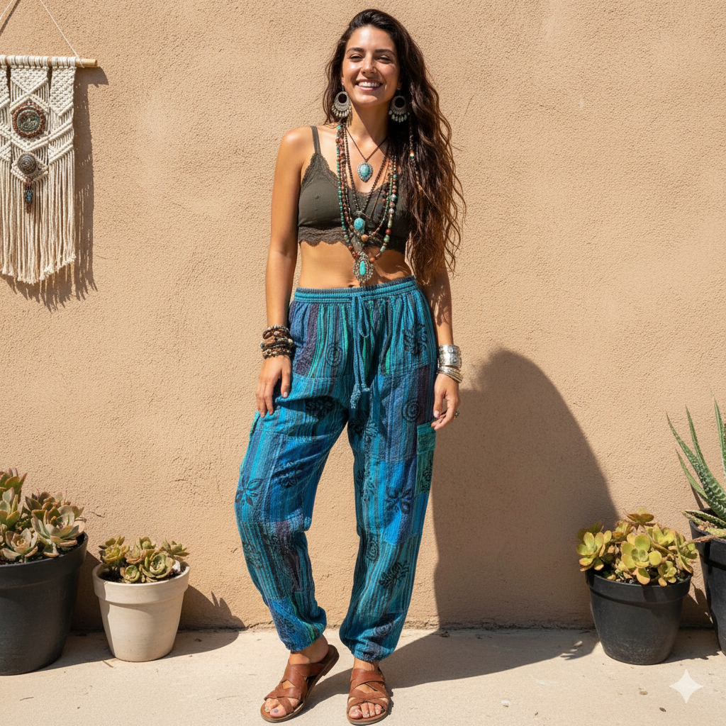 Manali Peaks Pants- Sea