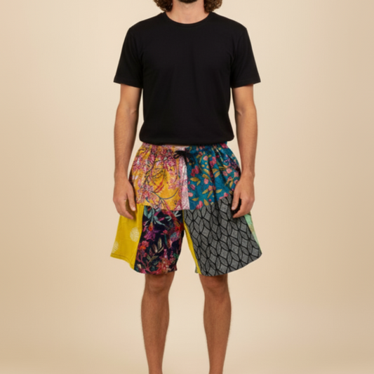 Patchwork Shorts - Mix Colours