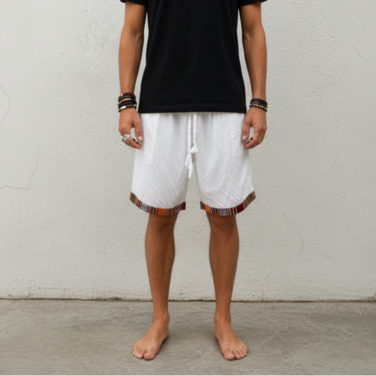 Pahadi Shorts - White