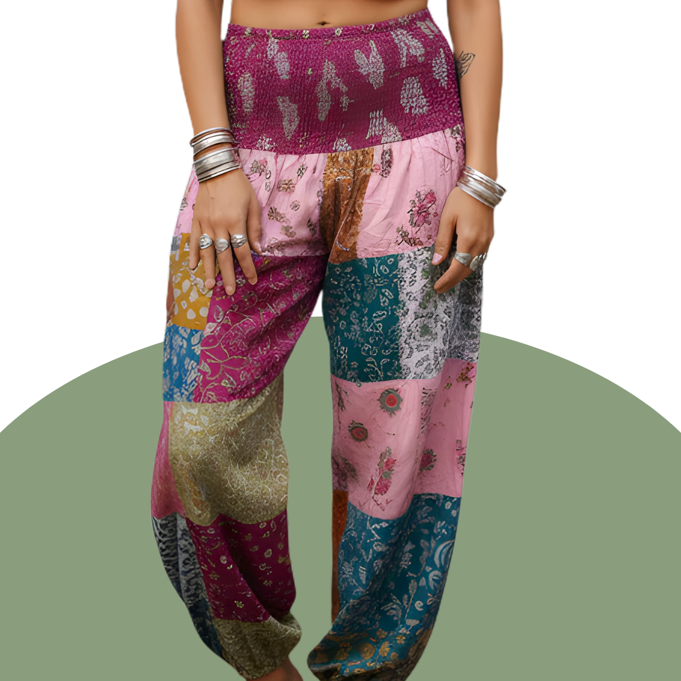 Patchwork Pants