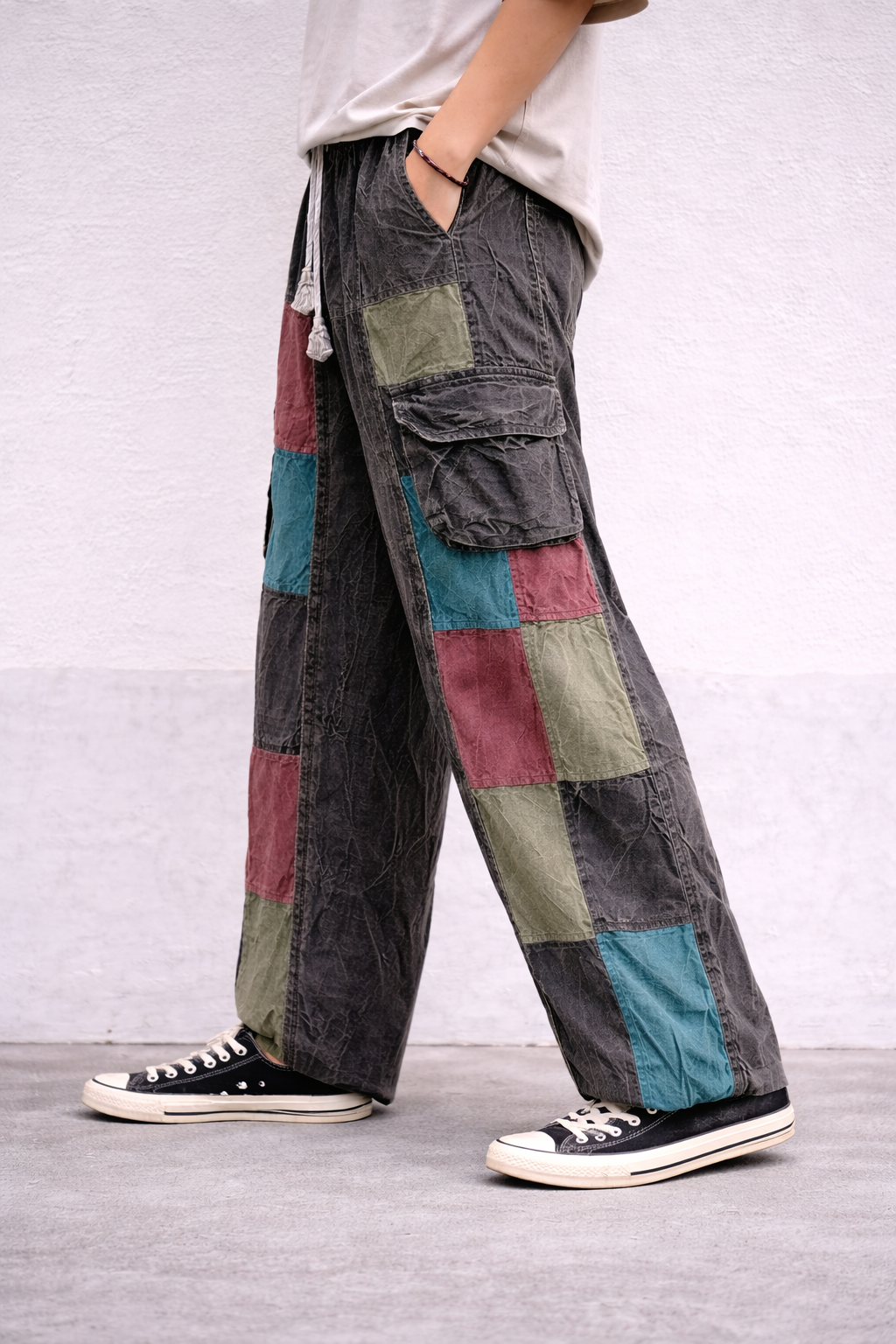 Valley of Flowers Cargo Pants - Mix Colour
