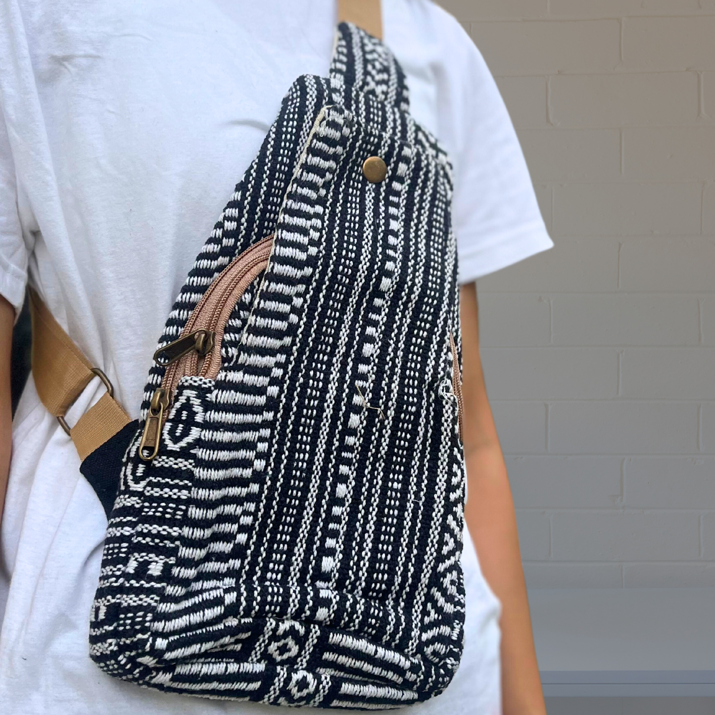 Chest Bag - Black & White