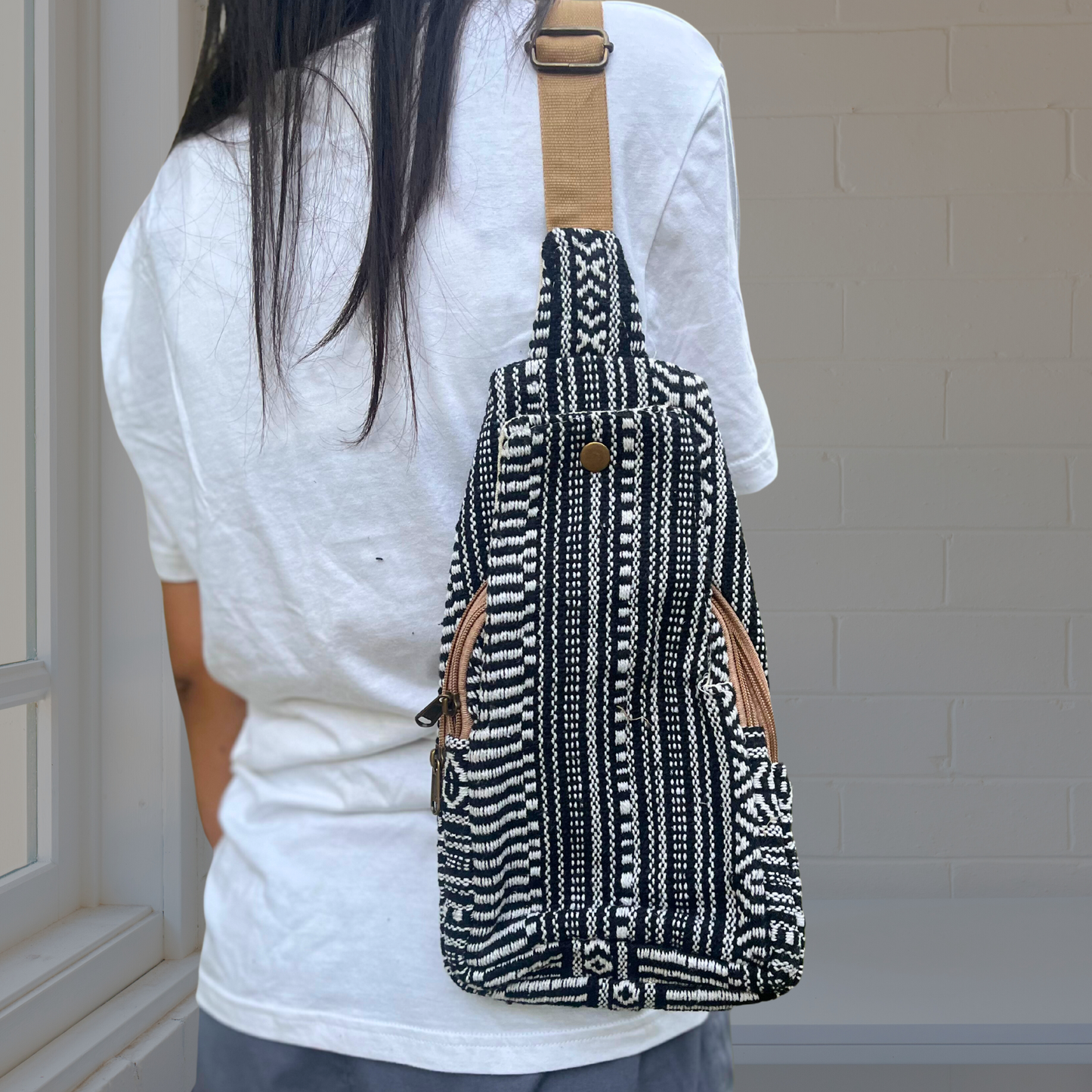 Chest Bag - Black & White