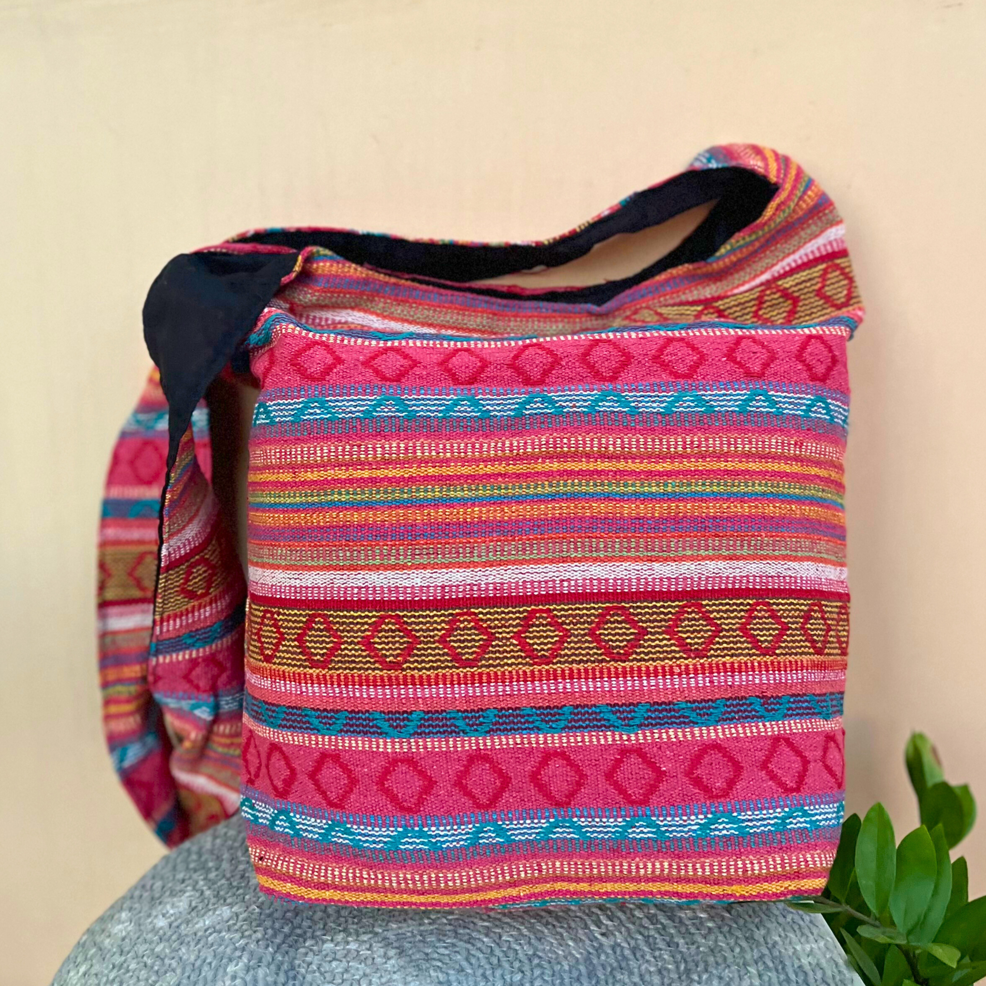 Big Hemp Jhola - Manmoji (Pink)