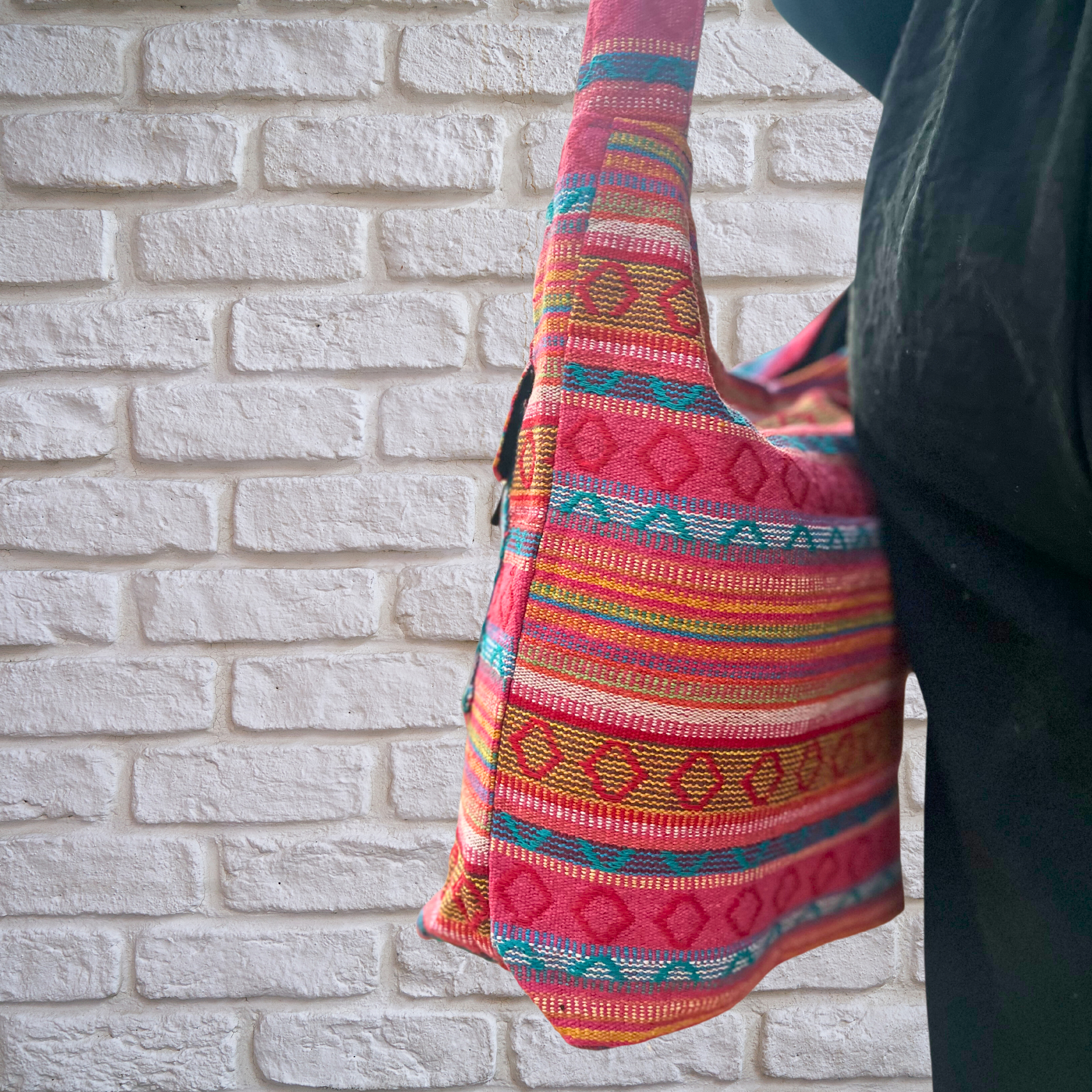Big Hemp Jhola - Manmoji (Pink)