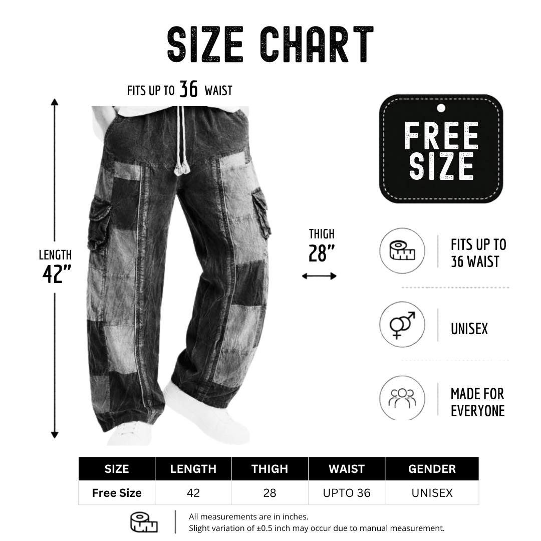 Valley of Flowers Cargo Pants - Mix Colour