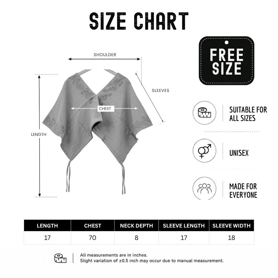 Zyra V-Neck Cotton Top - Midnight
