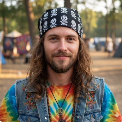 Bandana : Skull Print