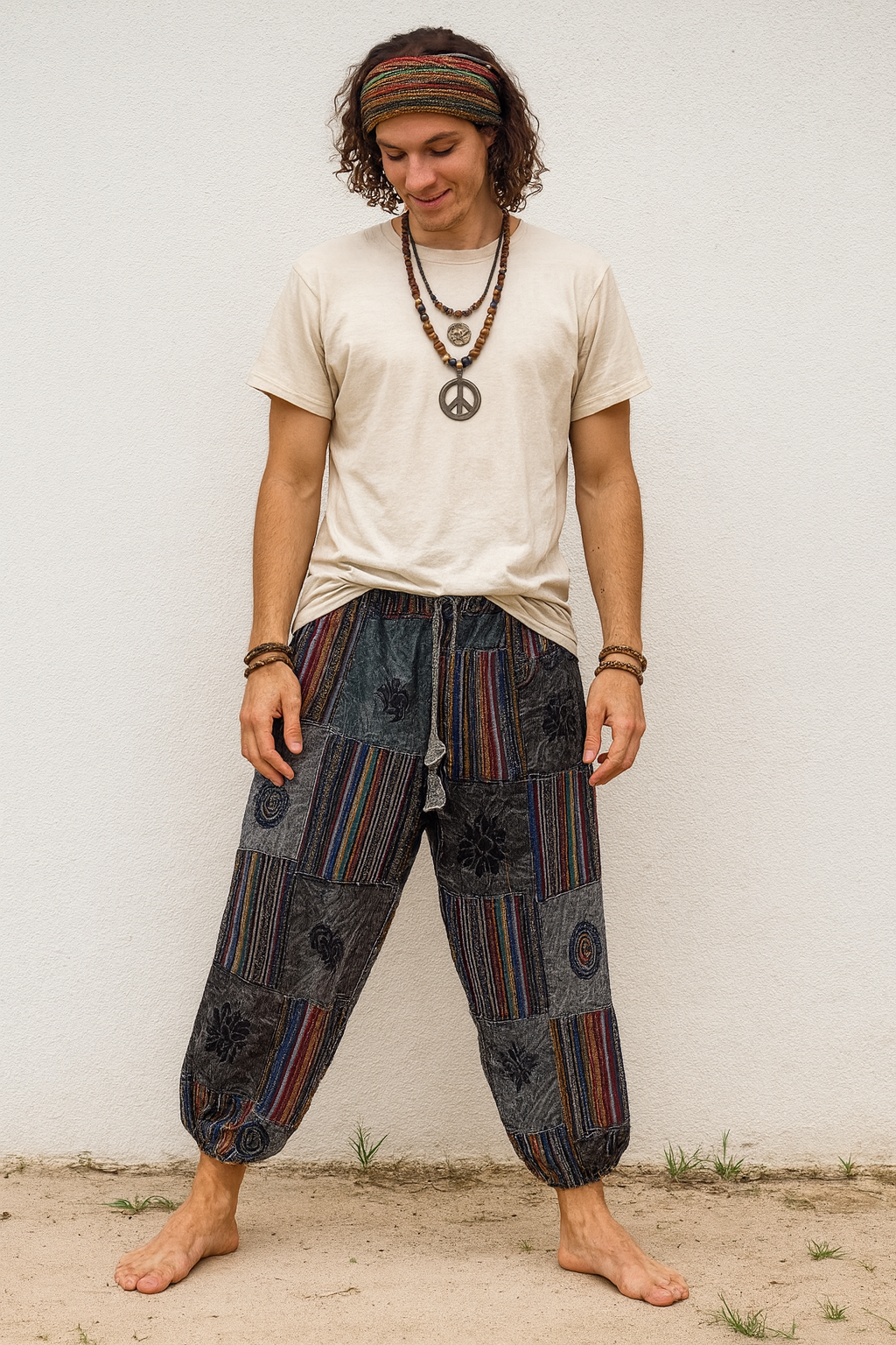 Himalayan Patchwork Pants- Night