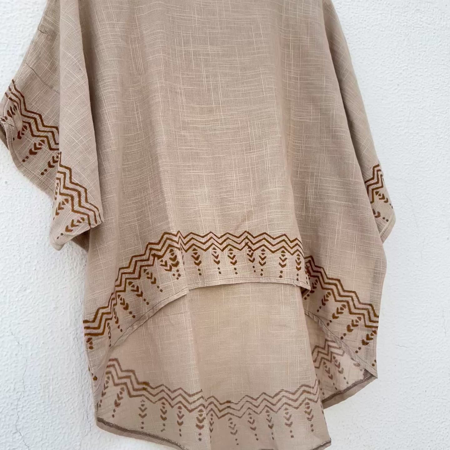 MiMi Cotton Co-ord Set - Light Sand