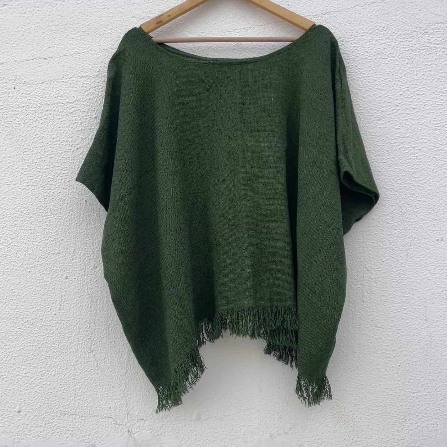 Fakira Cotton Top- Forest Green