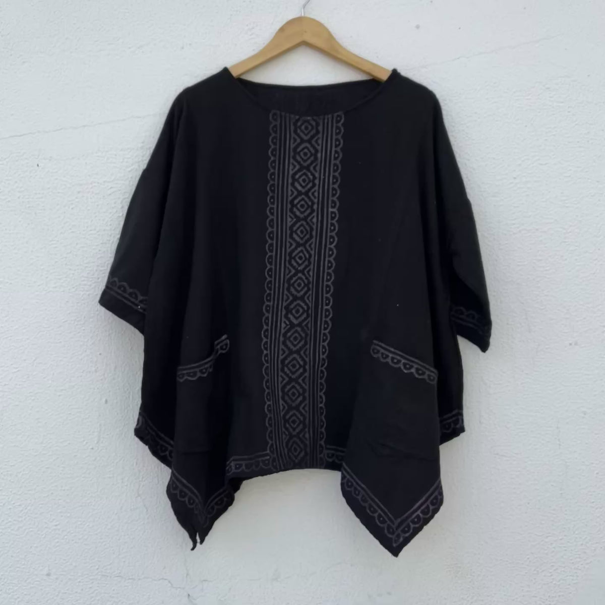 Bairan Cotton Top- Dark Night