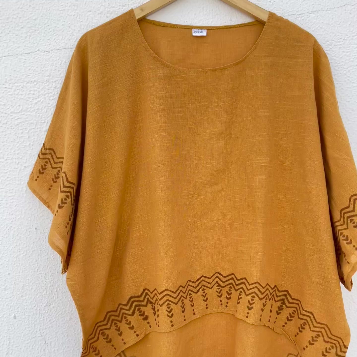 MiMi Cotton Co-ord Set - Mustard