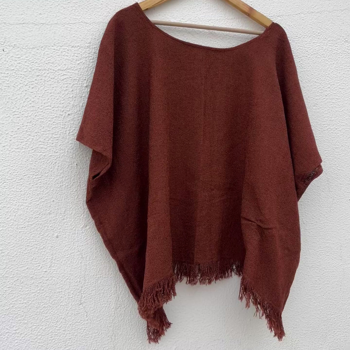 Fakira Cotton Top- Rust Orange