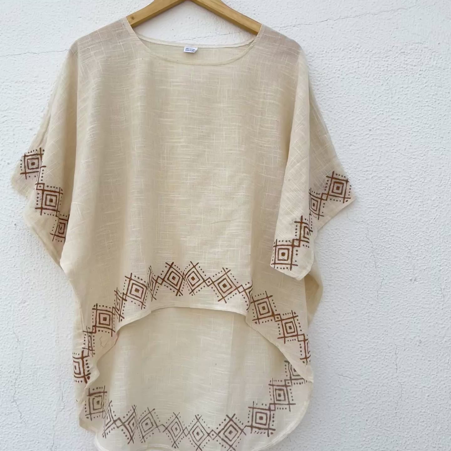 MiMi Cotton Co-ord Set - Warm Cream