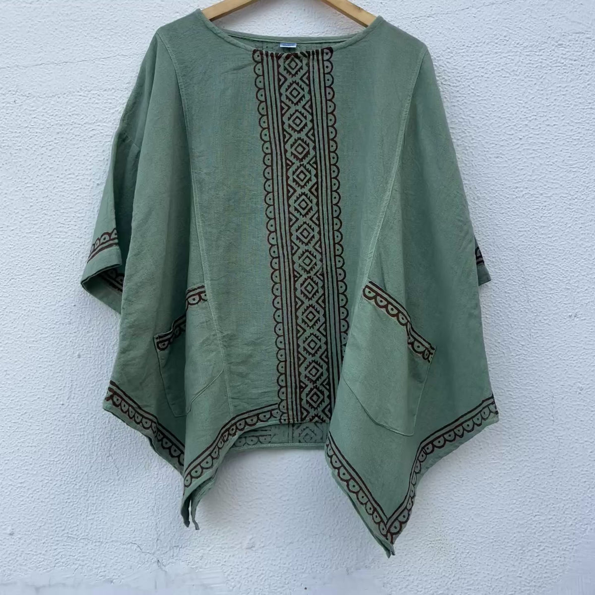 Bairan Cotton Top- Sage Green