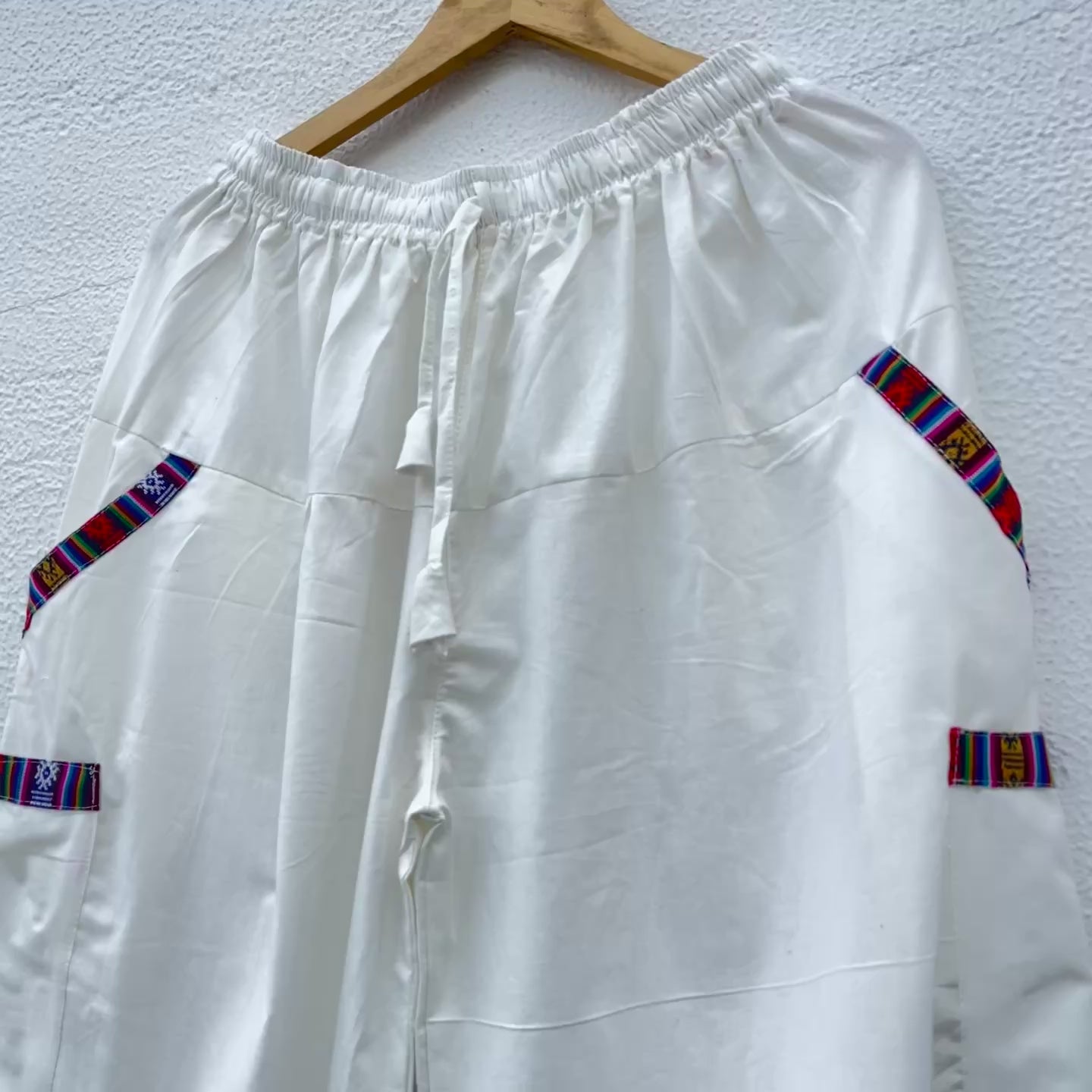 Pahadi Baggy Pants - White