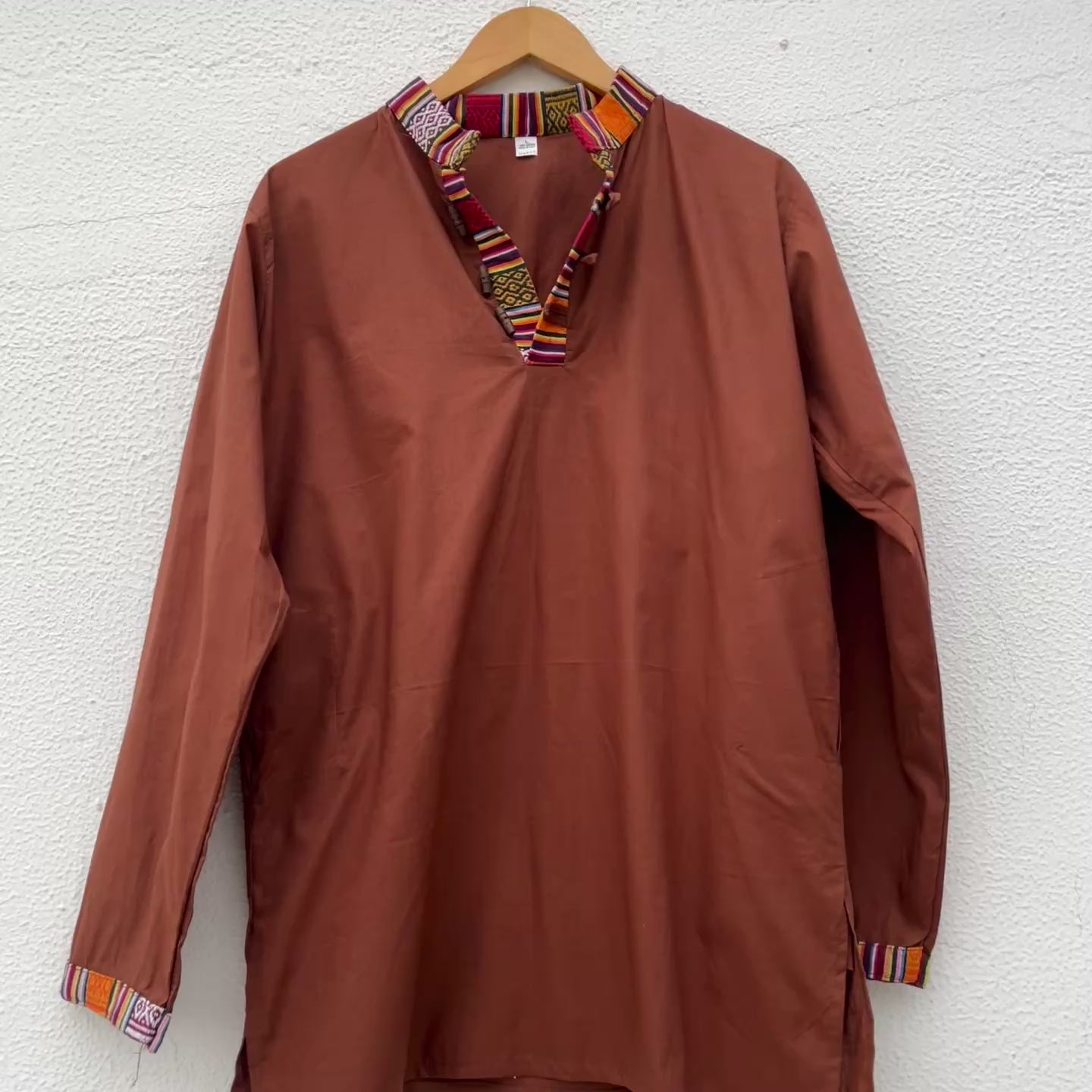 Nepali Kurta - Brown