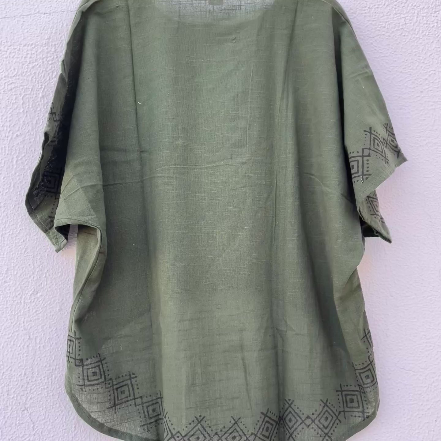 Aawara Cotton Top- Forest Green