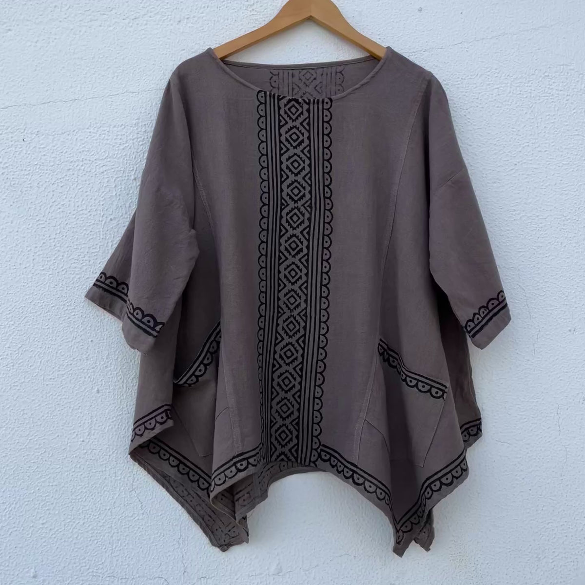 Bairan Cotton Top- Beige