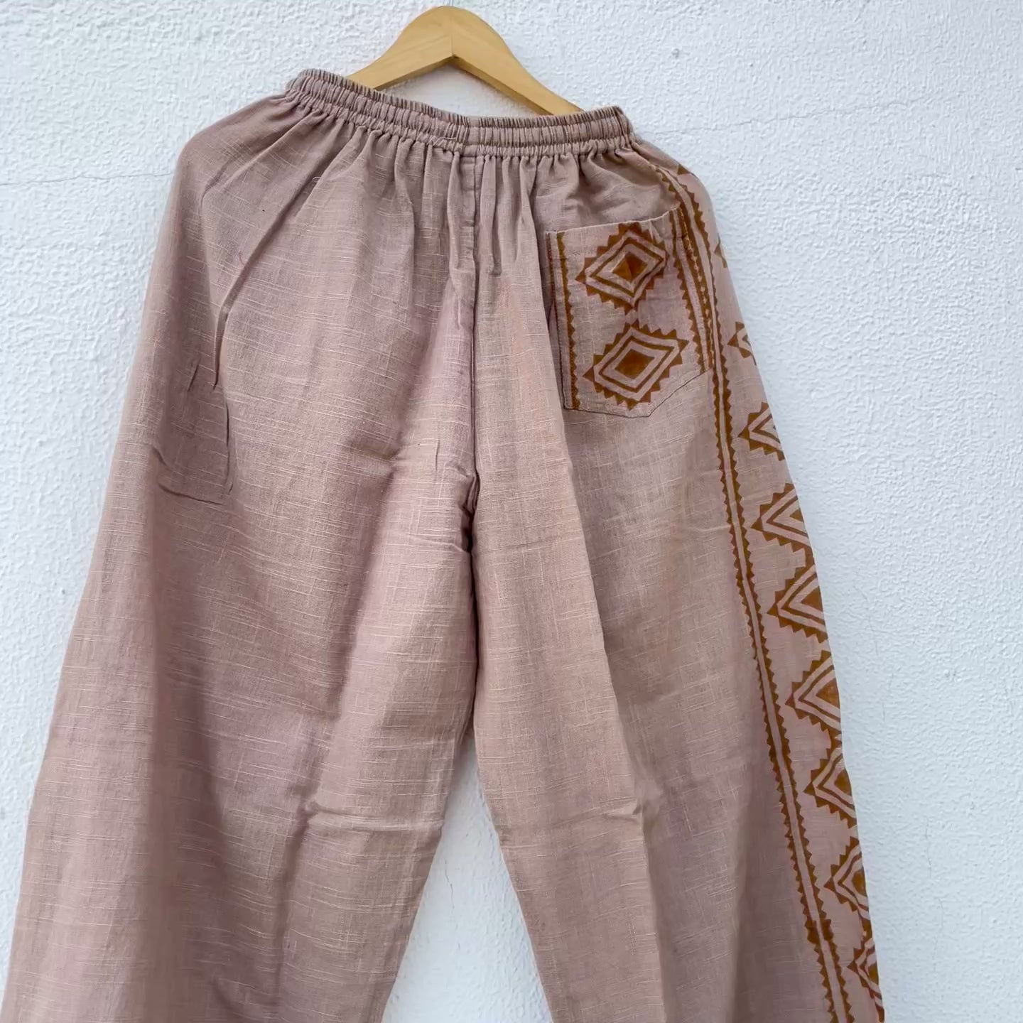 Moksha Cotton Pant- Light Sand