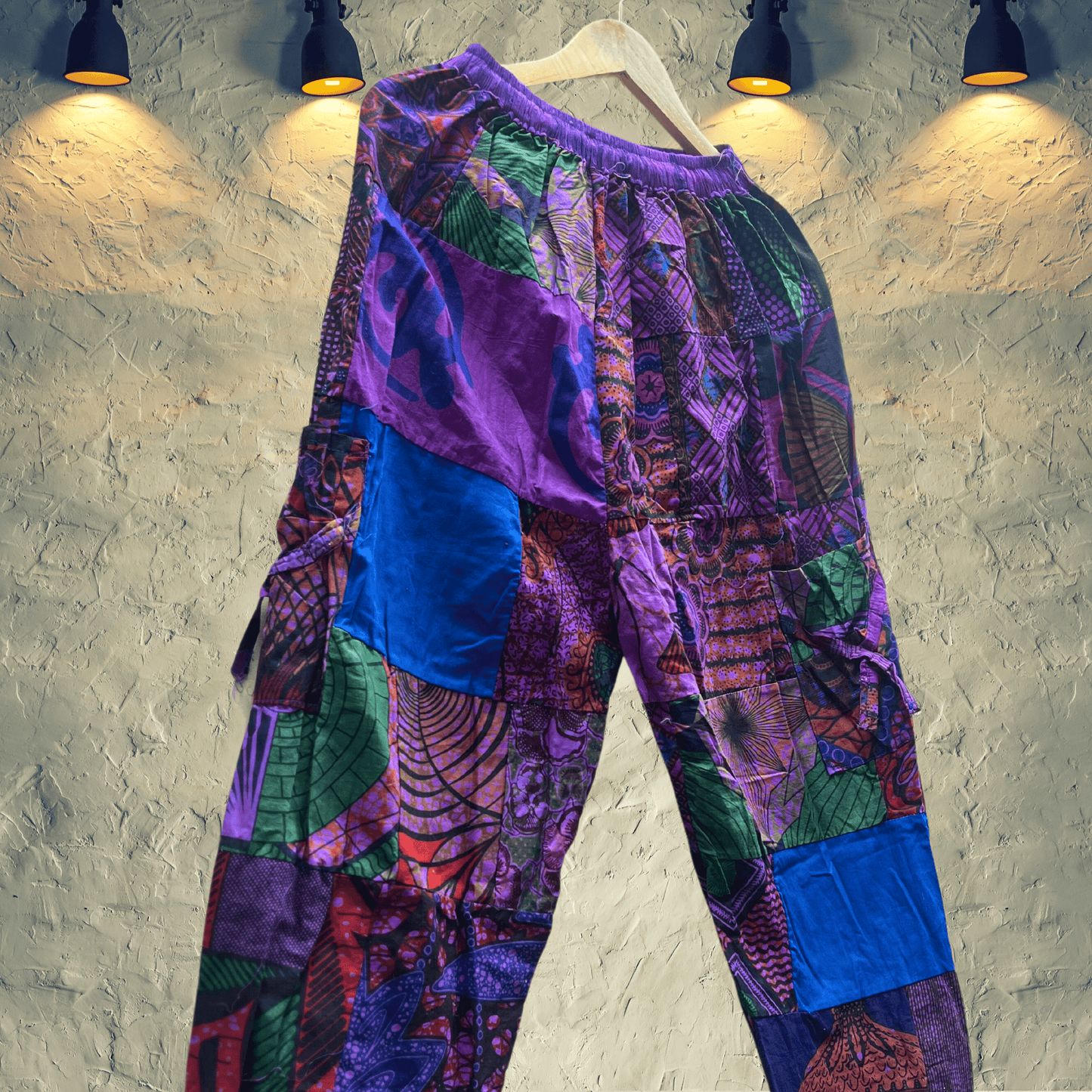 Patch Work Pants- Morning Glory