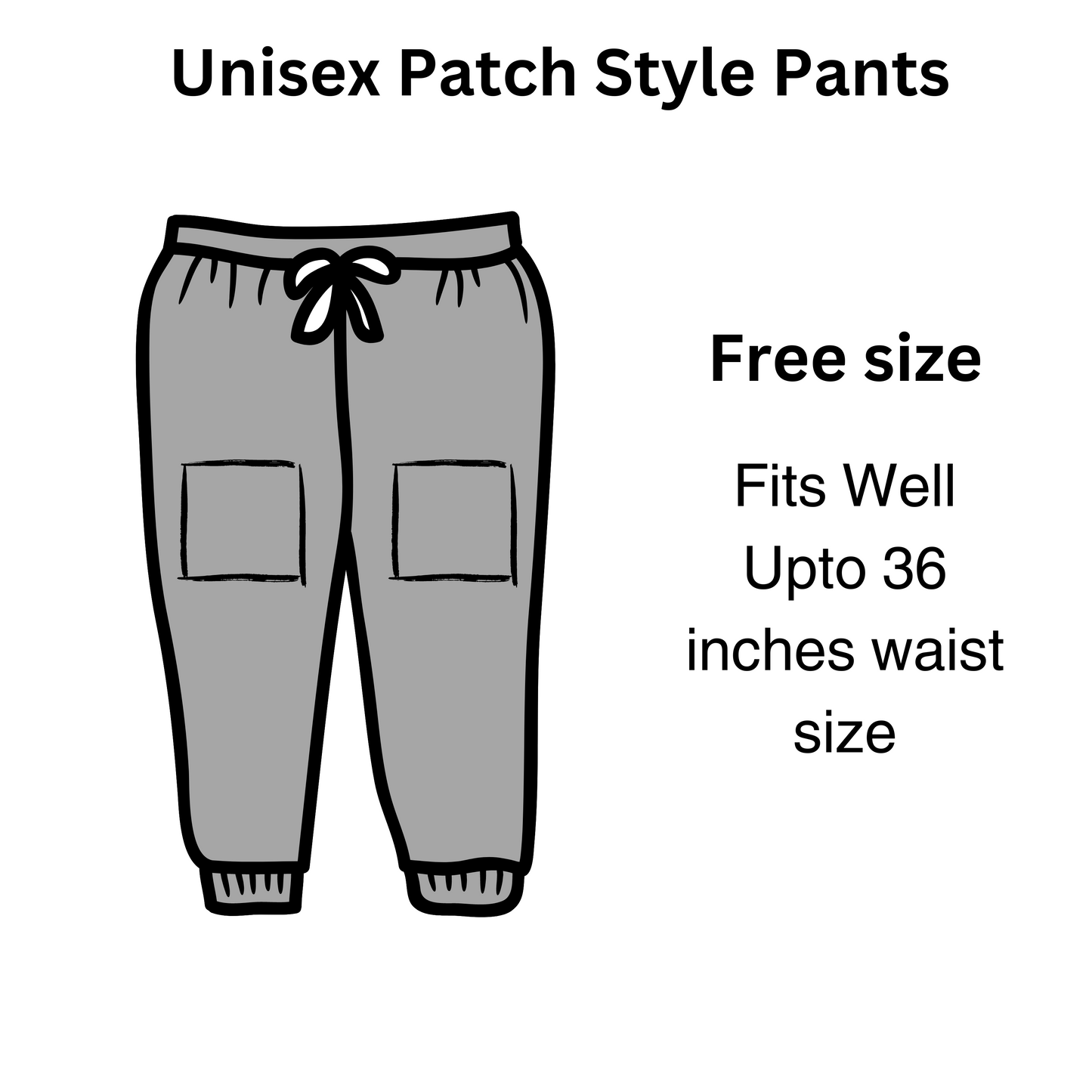 patch Work Pants- Tulip