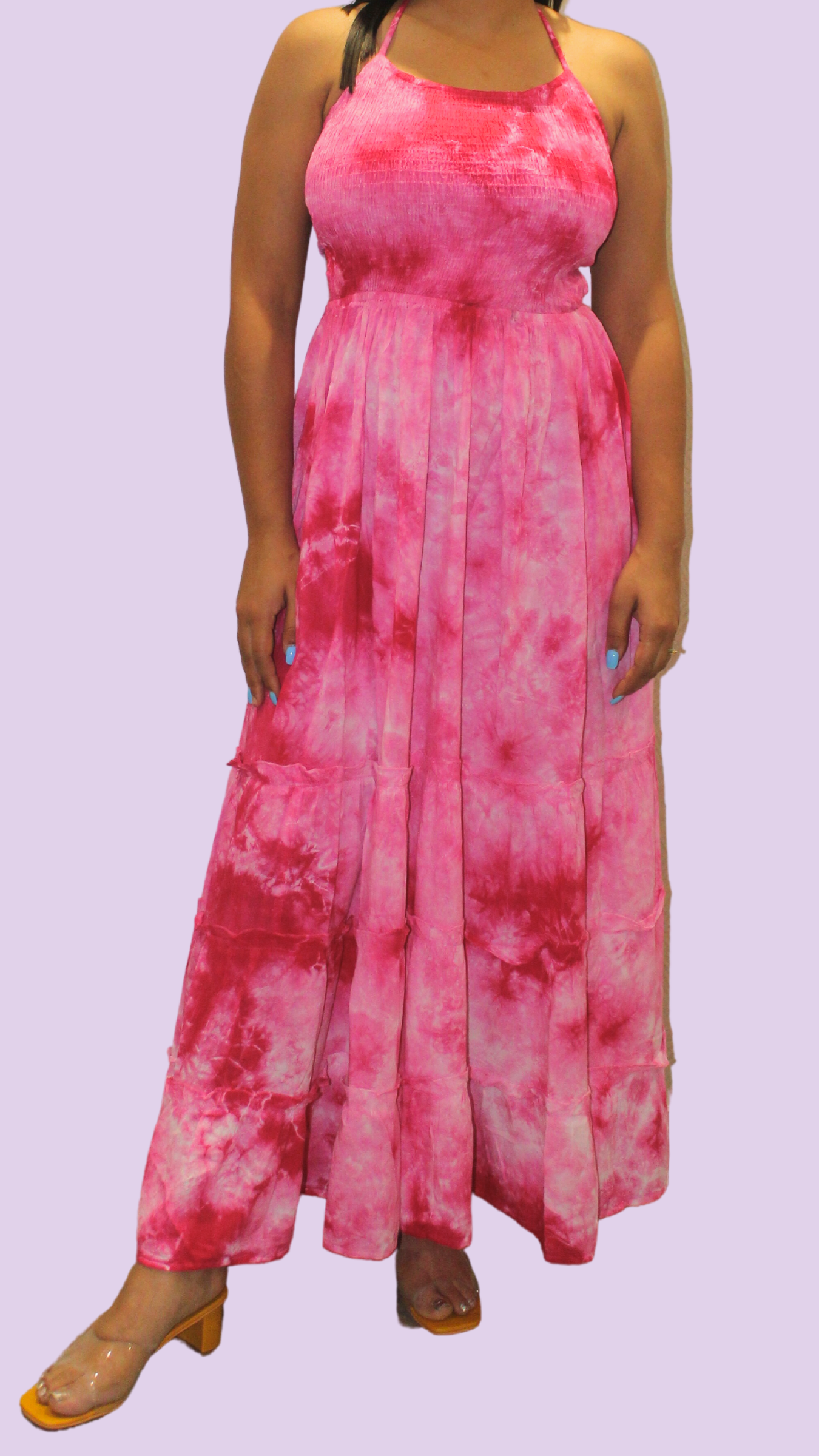 Wildflower Wonderland Long Dress (Pink)