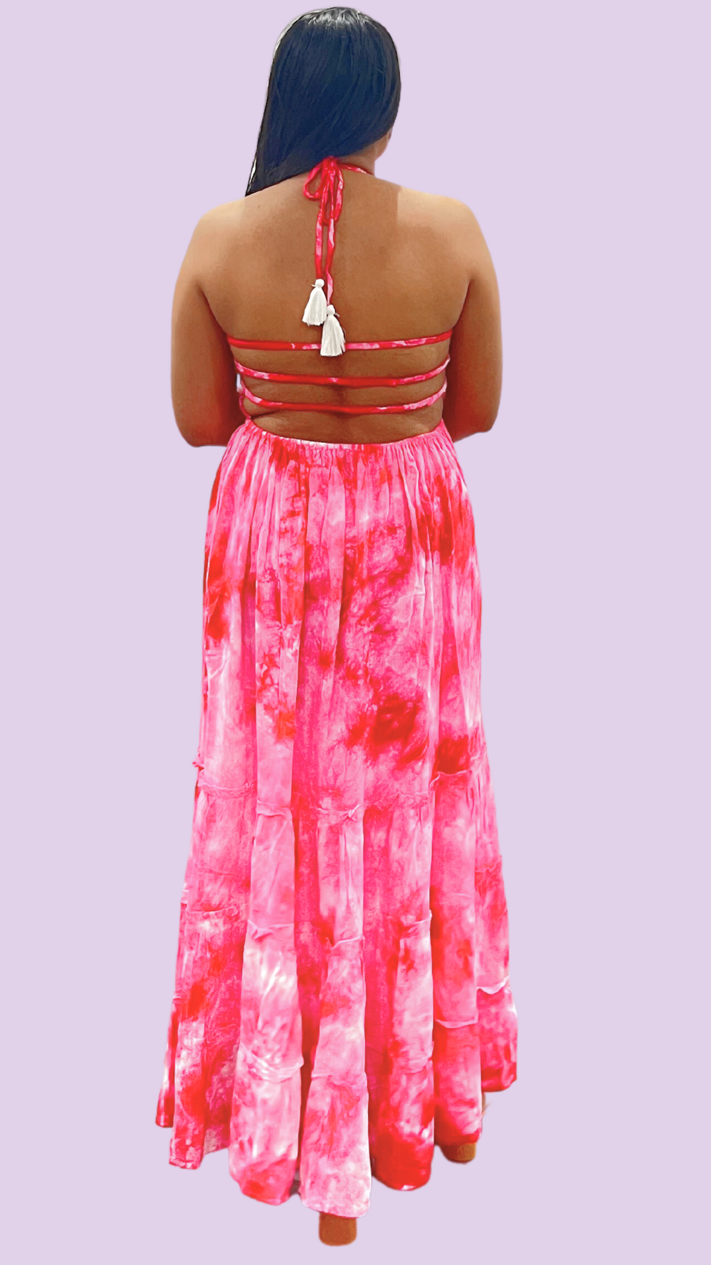 Wildflower Wonderland Long Dress (Pink)